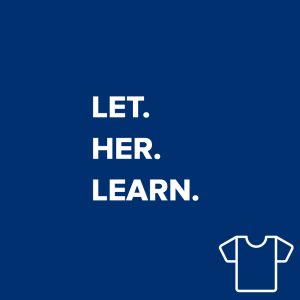 CWL "Let Her Learn" Short Sleeve Shirt